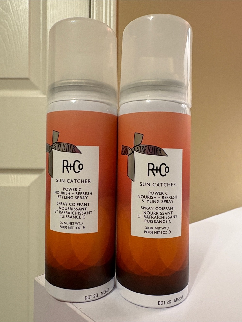 NEW Set Of 2 R+Co Sun Catcher Styling Spray